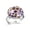 Multi 2, variant on Purple Galaxy Flamingos Stainless Steel Rings for Women, Open Adjustable Ring Promise Ring Jewelry Gifts