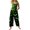 AK12_Green, variant on Halloween Overalls for Women Casual Loose Wide Leg Jumpsuits Summer Pumpkin Ghost Printed Baggy Rompers with Pockets Orange S