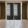 thumbnail image 6 of CanGonggg 100cm Wide X 250cm Long French Lace Window Curtain Semi Lace Curtain And Through Bar Curtain Panels Curtain for Shower Curtain Room Darkening Curtains 72 Inches Long Curtains for Bedrooms, 6 of 8