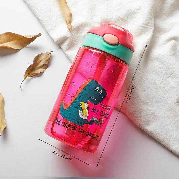 Botella de agua para niños pequeños con pajita,Botella de agua para niños con botella de agua para niños pequeños Diseño de próxima generación