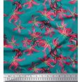 thumbnail image 1 of Soimoi Georgette Viscose Fabric Wildflower Floral Fabric Prints by Yard 42 Inch Wide, 1 of 3