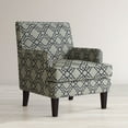 thumbnail image 2 of Jofran Aubrey Contemporary Geometric Upholstered Accent Chair with Nailhead Trim, 2 of 5