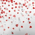 thumbnail image 5 of Cute Valentines Day Shower Curtain, Valentine''s Red Pink Heart Love Decor Fabric Shower Curtains Set for Bathroom Decoration with Hooks 72 X 72 Inch Trendy Valentine Hearts Bath Decor, 5 of 6