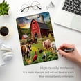 thumbnail image 4 of Coolnut Acrylic Clipboards with Low Profile Clip, A4 Standard Size 9" x 12.5" File Holder for Writing Drawing, Clip Boards for Doctors Offices, Farm Animals Gifts, 4 of 7