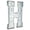 HA, variant on 20" Metal Letter "K" Wall Decor, Silver with Rusted Edges, Galvanized Wall Mountable Decoration for Country, -Century, or Farmhouse Themed Room or Event - YOSITiuu