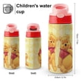 thumbnail image 2 of Kids Water Bottle with Straw - Winnie The Pooh 16.9 Oz Stainless Steel Vacuum Insulated Water Bottle for Boys Girls, 2 of 7
