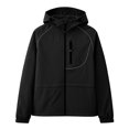 thumbnail image 4 of RXMEKW Womens Spring Jacket, Reflective Striped Skiwear Jacket with Windproof and Water-Repellent Properties, 4 of 9