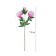 thumbnail image 6 of 6pcs Peonies Artificial Flowers Pink Artificial Ranunculus Flowers Silk Peonies with Long Stems Real Look for Spring Summer Decorations Floral Arrangements Home Table Centerpiece, 6 of 6