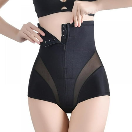

Wuffmeow Women Butt Lifter Shapewear Panties Waist Trainer Body Shaper Hi-Waist Tummy Control Slim Smooth Panty Black M