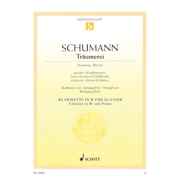 Tra Umerei Op 15 No 7 Dreaming A Reverie Robert Schumann Sheet Music Songbook Walmart Com Walmart Com