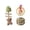 Brown C, variant on FEOLGEHLY Catnip Toy Set for Indoor Cats, Silvervine Cat Toy with Chew-Proof Fish Ball Mouse Feather, Cat Teething Toy for Boredom Relief, Cat Chew Toy for Independent Play (Brown B)