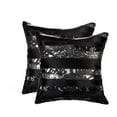 thumbnail image 1 of H-Natural Torino Madrid Cowhide 2-Pack Pillows, 1 of 2