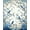Blue, Pattern 1, variant on Design&I 8'x10' Washable Area Rug Extra Large Skid-Resistant Low Profile Chinoiserie Songbird Blossoms Scrolling Vine Border Decorative for Living Room, Family