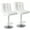 White - Set of 2, variant on GIANNA Bar Stools Set of 2, Adjustable PU Leather Swivel Barstools, Modern Counter Stools with Back and Footrest, Counter Height Barstools for Bar, Kitchen, Dining Room