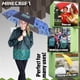 thumbnail image 2 of Paraguas Minecraft Kids con forma de cúpula transparente plegable, color negro y azul, 2 of 7