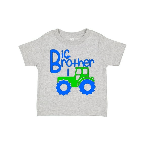 Inktastic Big Brother Tractor Boys Toddler T-Shirt