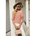 thumbnail image 2 of Richie House Women's Sweater Lightweight Crewneck Long Sleeve Pullover XS-XL ARH2044-A-M, 2 of 4