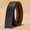 Black, variant on Men's Leather Belt Strap No Buckle Replacement, Dress Belt Body for Automatic Buckle, No Buckle, Adjustable Belt Strap for Pin Buckles, Black & Brown