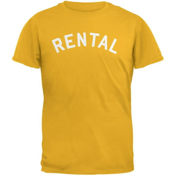 Rental Inspired By Frank Zappa Gold Adult T-Shirt - Medium