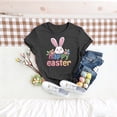 thumbnail image 4 of Otvok Happy Easter Graphic Spring Summer T-Shirts Round Neck Short Sleeve Tees Women Casual Short Sleeve Tops Holiday Clothes, 4 of 6