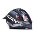 thumbnail image 4 of Casco Para Moto Rasen Cerrado Negro Con Gris Certificado Dot              negro L, 4 of 20