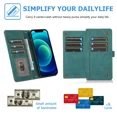 thumbnail image 2 of Wallet leather case suitable for Samsung A32 4G leather wallet phone case, with card holder and wristband magnetic flip PU bracket, 2 of 5