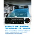 thumbnail image 2 of A/C Heater Climate Control Module Compatible with 1998-2000 Honda Accord 1998-2004 Honda Odyssey Replace# 599-268, 79600-S84-A01ZA, 2 of 7