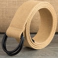 thumbnail image 4 of kurtrusly Convenient And Fast Automatic Buckle On Comfortable And Breathable Canvas Waist Belt ple coffee 110cm 1Set, 4 of 6