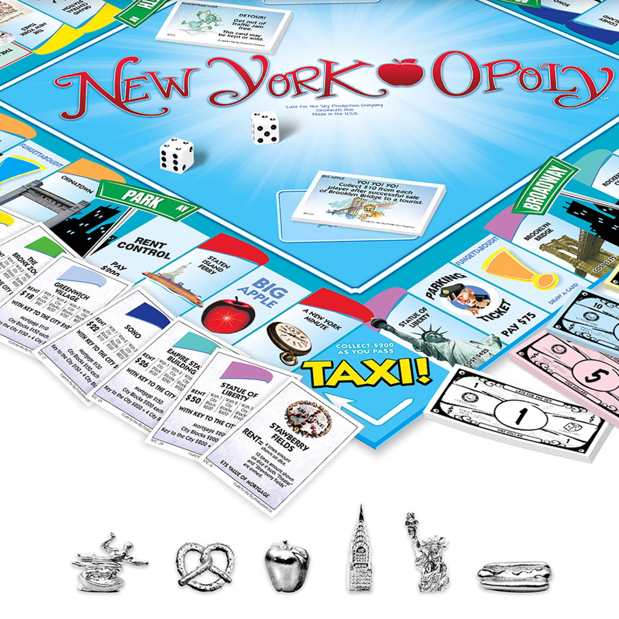 New York Opoly Strategy Board Game, by Late for the Sky