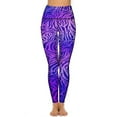 thumbnail image 4 of 2025 Blue Purple Zebra Leggings Animal Print Gym Yoga Pants Push Up Stretch Sport Legging Pockets Elegant Design Leggins, 4 of 8