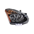 thumbnail image 5 of KarParts360 For Nissan Rogue Select 2014 2015 Headlight Driver And Passenger Side | Pair CAPA Clear Lens Composite Black Bezel | Black/Chrome Housing | NI2502231C, NI2503231C | 260601VX0A, 260101VX0A, 5 of 6