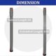 thumbnail image 3 of Hose for DC41 DC40 DC65 UP13 UP14 UP20 Vacuum Cleaners Flexible Extension Hose Replacement Parts, 3 of 5