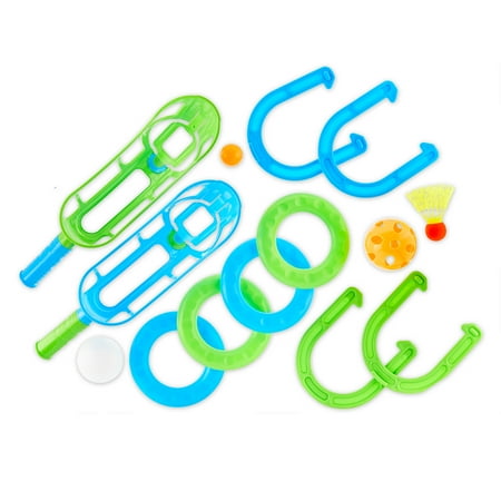 Play Day 8-in-1 Combo Lawn Game Sport Set, 21 Pieces, Children Ages 3+