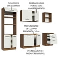 thumbnail image 4 of Cocina Integral 250cm Marrón/Blanco Agata Madesa, 4 of 5