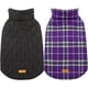 thumbnail image 1 of Kuoser Abrigo cálido para perros, chaqueta reversible, abrigo de invierno impermeable, ropa a cuadros de estilo británico, abrigos para clima frío, chaleco de nieve acogedor para perros pequeños, medi, 1 of 4