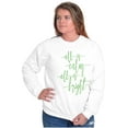 thumbnail image 3 of Christmas All Is Calm and Bright Women Crewneck Sweatshirt Brisco Brands S, 3 of 6