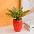 thumbnail image 1 of Florero de cerámica Baoblaze en forma de fresa, 1 of 7