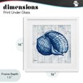 thumbnail image 4 of Stupell Industries Rustic Lodge Coastal Timberland Shell White Framed Print Under Glass, 16 x 16, by Paul Brent, 4 of 8