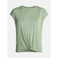 thumbnail image 5 of Time and Tru Women's Twist Front Top, Sizes XS-XXXL, 5 of 5