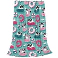 thumbnail image 2 of Sikiie Swimming Bulldog Ultra-Soft Micro flannel Blanket Luxury All Seasons Warm Blanket for Bedding Sofa and Travel (4 sizes)-40"x30", 2 of 7