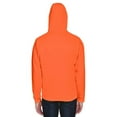 thumbnail image 2 of Adult Rugged Wear Thermal-Lined Full-Zip Fleece Hooded Sweatshirt - BRIGHT ORANGE - 4XL, 2 of 3