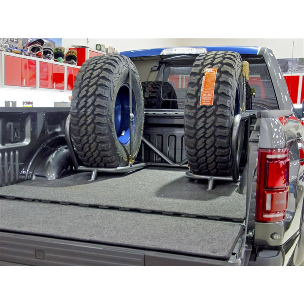 NFab F1825CCBC Bed Mounted Tire Carrier Fits F250 Super Duty F350