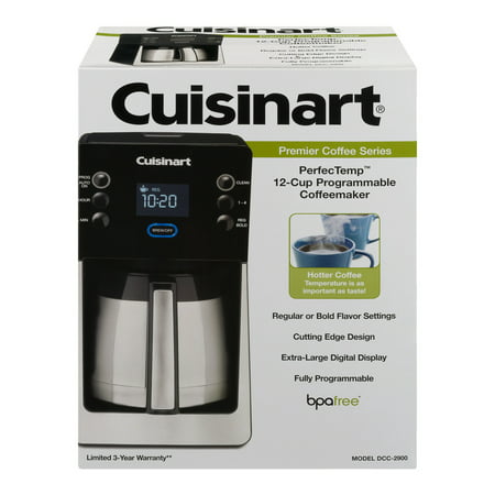 Cuisinart Premier Coffee Series PerfecTemp 12-Cup Programmable Coffeemaker, 1.0