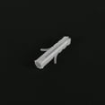thumbnail image 4 of Unique Bargains 4X20mm Plastic Expansion Pipe Column Concrete Anchor Wall Plug Frame Fixings Tube White 50 pcs, 4 of 5