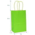 thumbnail image 6 of IN-JOOYAA Multi Color Gift Bags Small Size Kraft Paper Gift Bags with Handles 12 Pcs (Rainbow, 5 x 3.1 x 8.2 in), 6 of 6