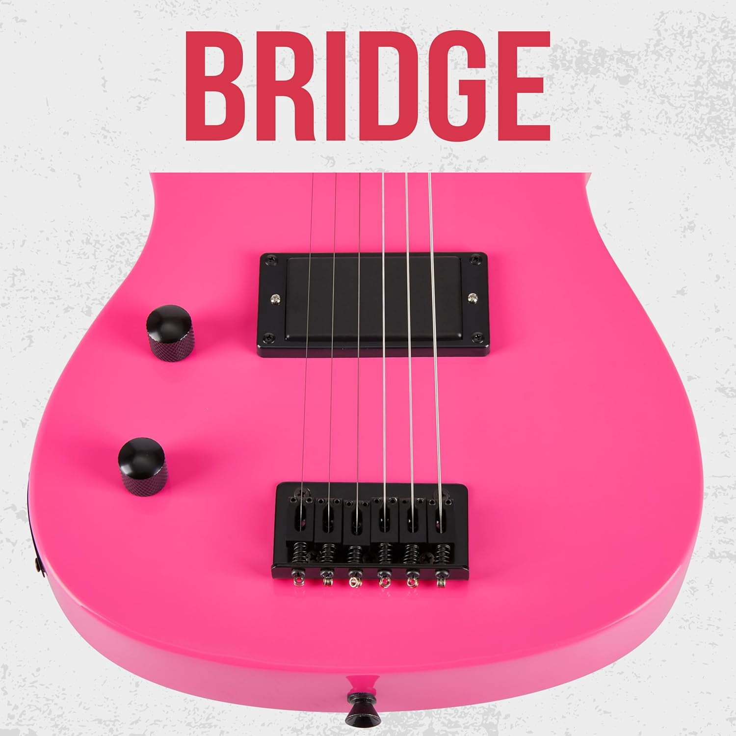 LyxPro CS 30" Beginner Electric Guitar Kit - Pink