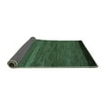 thumbnail image 2 of Ahgly Company Indoor Square Oriental Turquoise Blue Modern Area Rugs, 6' Square, 2 of 4