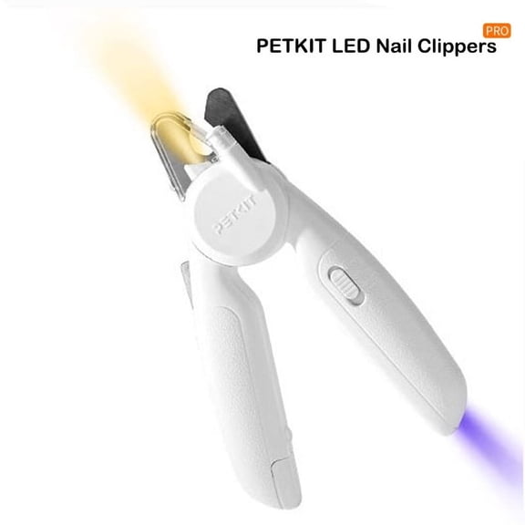 PETKIT Upgraded LED Light Cat Dog Nail Clipper PRO Cutter Professional Illuminated Blood Line Cat Moss Pet Claw Trimmer Beauty