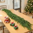 thumbnail image 6 of Christmas Garlands for Xmas Tree Decorations 180cm Simulated Flocked Rattan Needles and Rattan Strips, 6 of 8