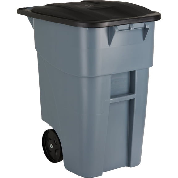 Rubbermaid Container 50gal Gray Rollout
